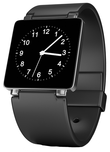 Reloj inteligente negro