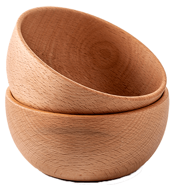 Cuencos de madera